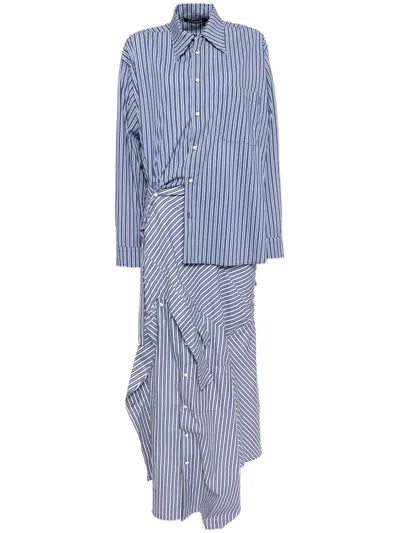Ottolinger Hemdkleid Im Deconstructed-look In Striped