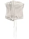 Ottolinger Denim Tube Top In White