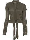 Ottolinger Green Deconstructed Cardigan