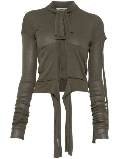 OTTOLINGER OTTOLINGER DESTRUCTURED CARDIGAN