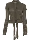 Ottolinger Green Deconstructed Cardigan