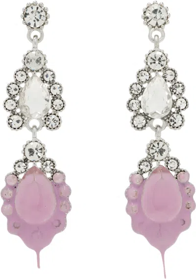 Ottolinger Dipped Earrings In Metallic