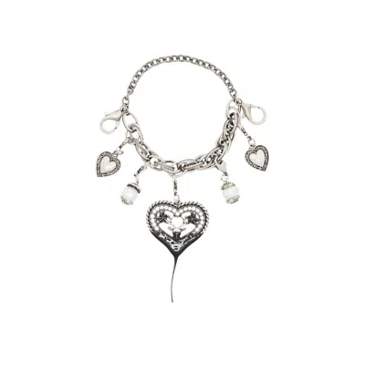 Pre-owned Ottolinger Dipped Jodel Charm 'silver' | Women's Size Onesize