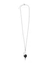 Ottolinger Dipped Pearl Pendant Necklace In Multi