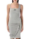 Ottolinger Dirndl Rib Tank Top Tank Top In Silver Melange