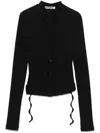 Ottolinger Double-fastening Ribbed Cardigan In Multi