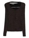 Ottolinger Double Closure Rib Longsleeves In Black