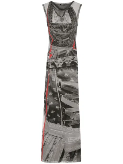 OTTOLINGER OTTOLINGER PRINTED LONG DRESS