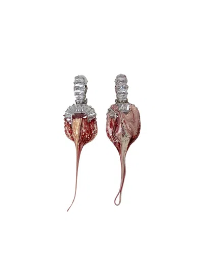 Ottolinger Drip Clip-on Earrings In Metallic