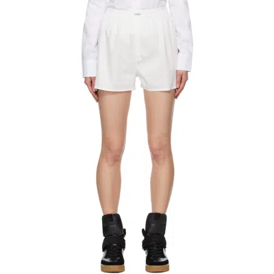 Ottolinger Elastic Waist Shorts In White
