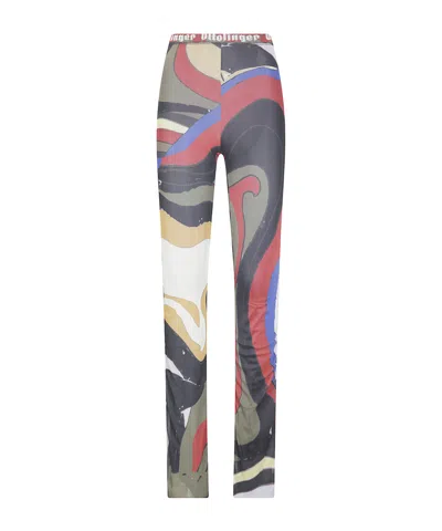 Ottolinger Elastic-waist Casual Trousers In Multi