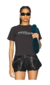 Ottolinger Fitted T-shirt With Puff Paint In Black