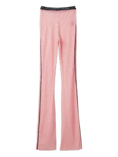 OTTOLINGER GINGHAM-PRINT TROUSERS