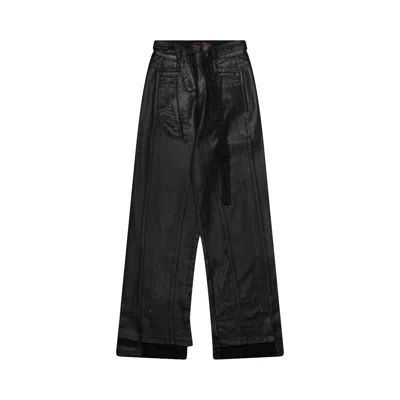 Pre-owned Ottolinger Glazed Baggy Jeans 'black' | Women's Size L