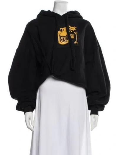 Pre-owned Ottolinger Graphic Print Crew Neck Sweatshirt In Blue