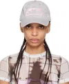 Ottolinger Gray & Pink 'otto' Cap In Grey-pink