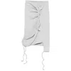 Ottolinger Ribbed Mini Skirt With Asymmetric Hem And Deconstructed Straps