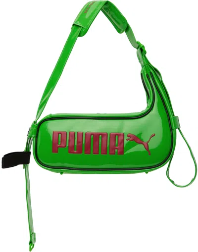 Ottolinger Puma Big Shoulder Bag In Puma Green