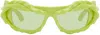 Ottolinger Twisted Sunglasses In Acid Green