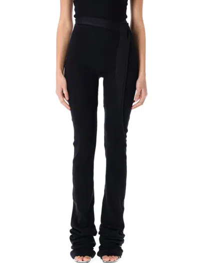Ottolinger High-rise Drape Lounge Pants With Elegant Detailing In Black