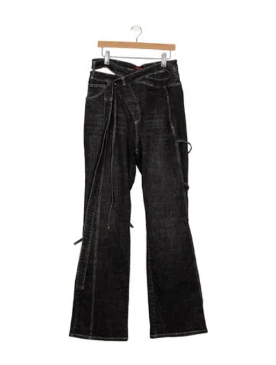 Pre-owned Ottolinger High-rise Flared Jeans In Multi