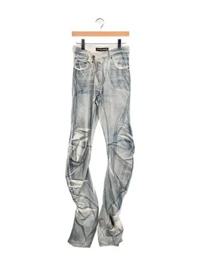 Pre-owned Ottolinger High-rise Skinny Leg Jeans In Blue