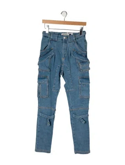 Pre-owned Ottolinger High-rise Skinny Leg Jeans In Blue