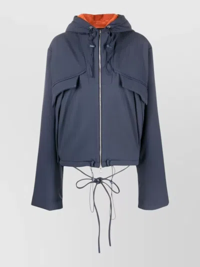Ottolinger Hooded Jacket Drawstring Hem Flap Pockets