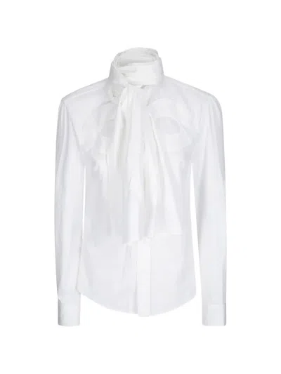 Ottolinger Infinity Bow-detail Shirt In White