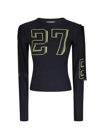 Ottolinger Jacquard Long-sleeve T-shirt In Multi