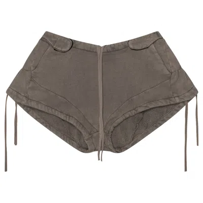 Pre-owned Ottolinger Jersey Raider Shorts 'beige' | Tan | Women's Size M In Brown