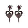 Ottolinger Dipped Heart Earrings In Multicolor