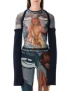 Ottolinger Julien Ceccaldi Ls Top Mesh In Multi