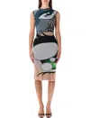 Ottolinger Julien Ceccaldi Mini Dress In Multi