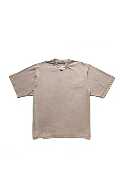 Ottolinger Knitted Classic Logo T-shirt With Charm Brown