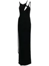 Ottolinger Knitted Maxi Dress In 黑色