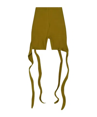 Ottolinger Knitted Shorts In Green