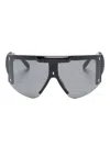 Ottolinger Knotted Shield-frame Sunglasses In Gray