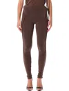 Ottolinger Sculpted Hip Brown Organic Cotton Leggings In Brown