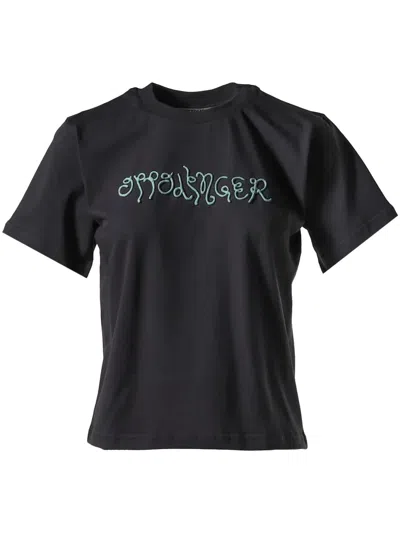 Ottolinger Logo-appliqué T-shirt In Black