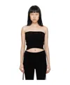 Ottolinger Logo Wiped Chest Vest In Black