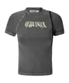Ottolinger Deconstructed Fitted T-shirt In Gray