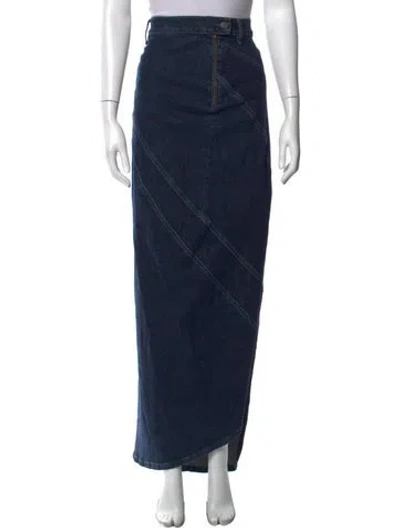 Pre-owned Ottolinger Long Skirt In Blue