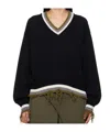 Ottolinger Black Oversized Sweater In Black