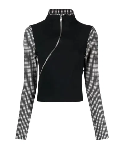 Ottolinger Long-sleeved Turtleneck Sweater In Multi