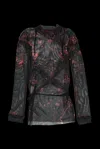 Ottolinger Mesh Deconstructed Longsleeve Red