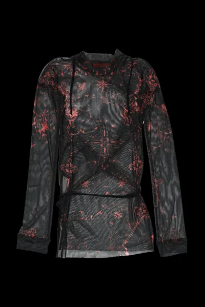 Ottolinger Mesh Deconstructed Longsleeve Red