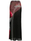 Ottolinger Mesh Maxi Skirt Soccer Print