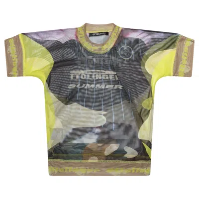 Pre-owned Ottolinger Mesh Otto Morph Shirt 'multicolor' | Multi-color | Women's Size Xs