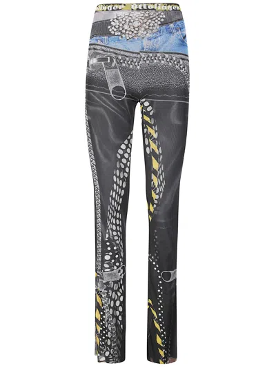 Ottolinger Mesh Pants In Gray